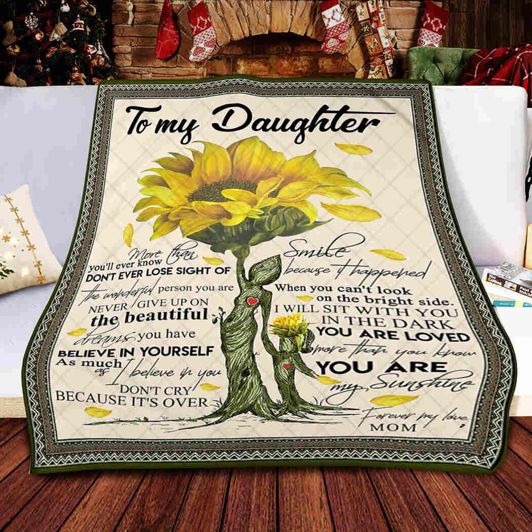 Mother Daughter Blanket You Are My Sunshine Blanket 90 LoveHome
