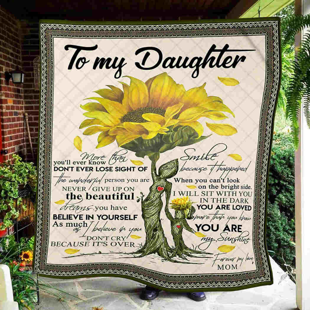 Mother Daughter Blanket You Are My Sunshine Blanket 90 LoveHome