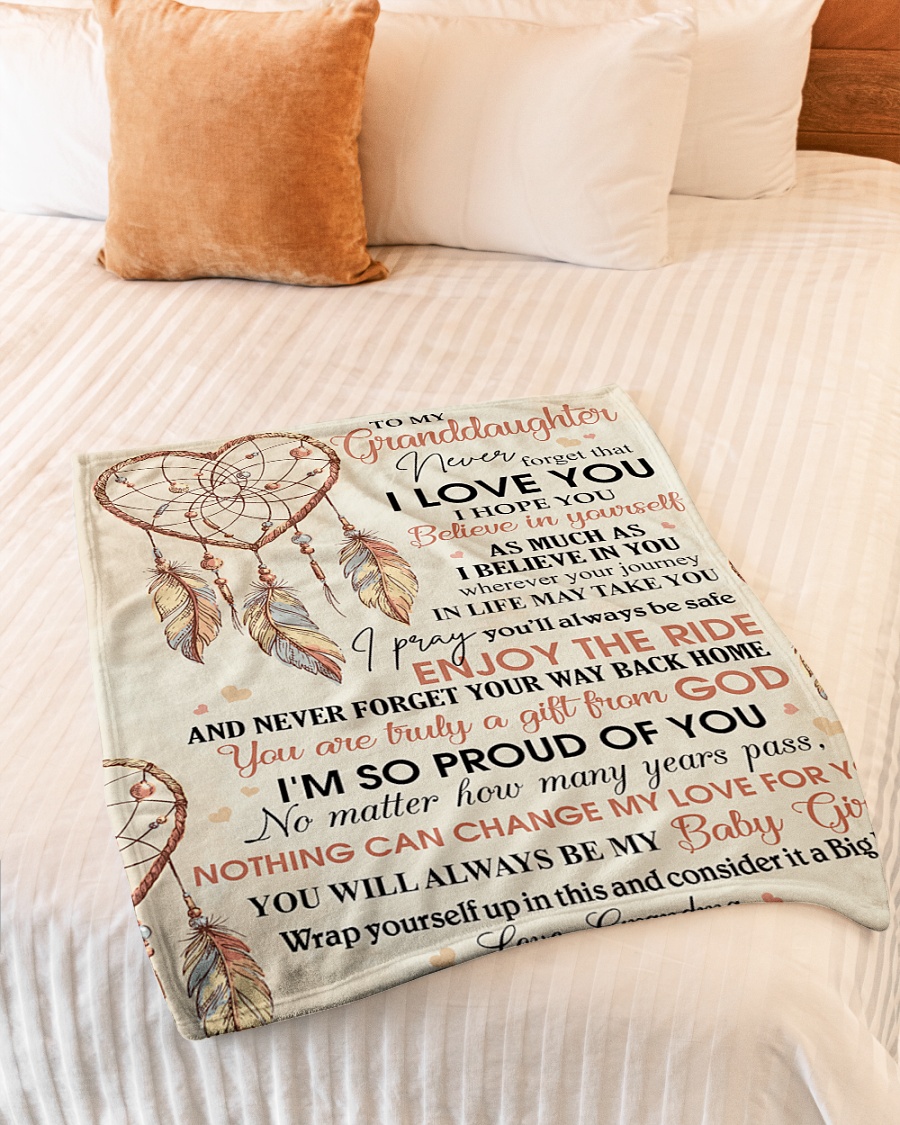 Personalized Blanket For Granddaughter