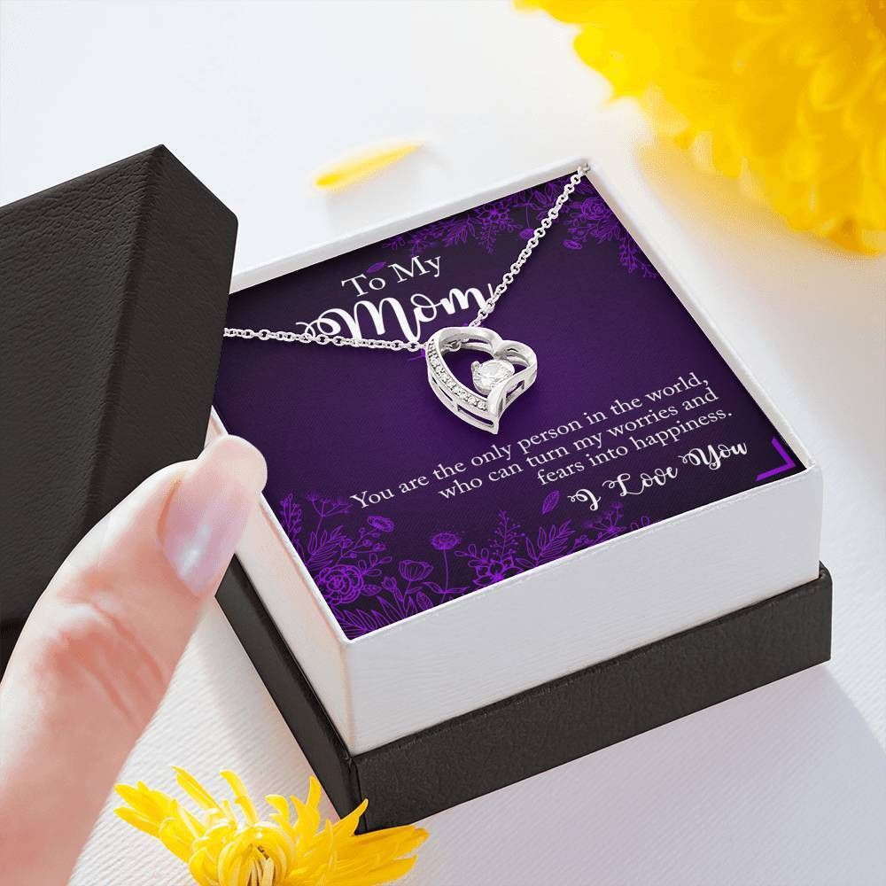 Cool Gift For Mom Forever Love Necklace You Are The Only One