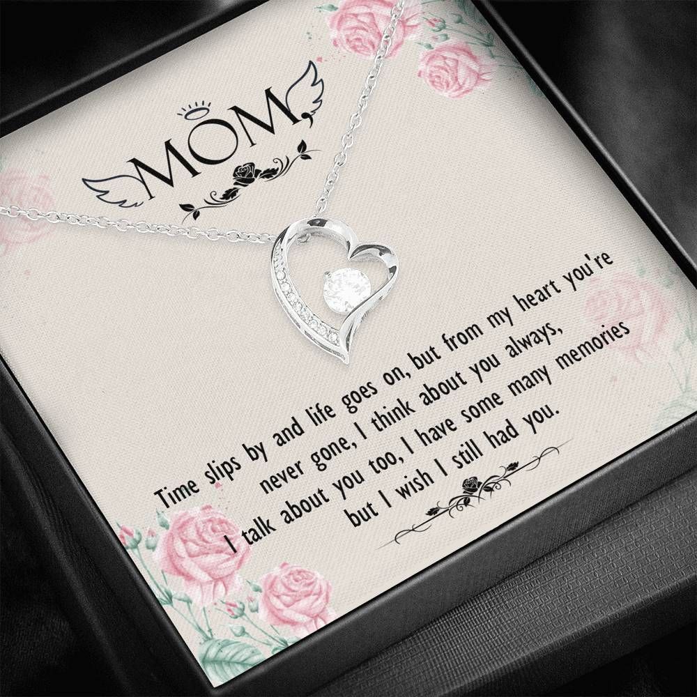 Gift For Mom Forever Love Necklace I Think About You Always