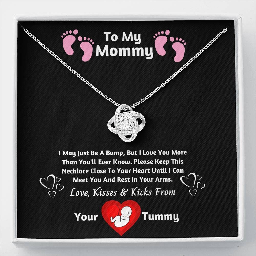 Gift For Mommy Love Knot Necklace Keep This Necklace Close To Your Heart