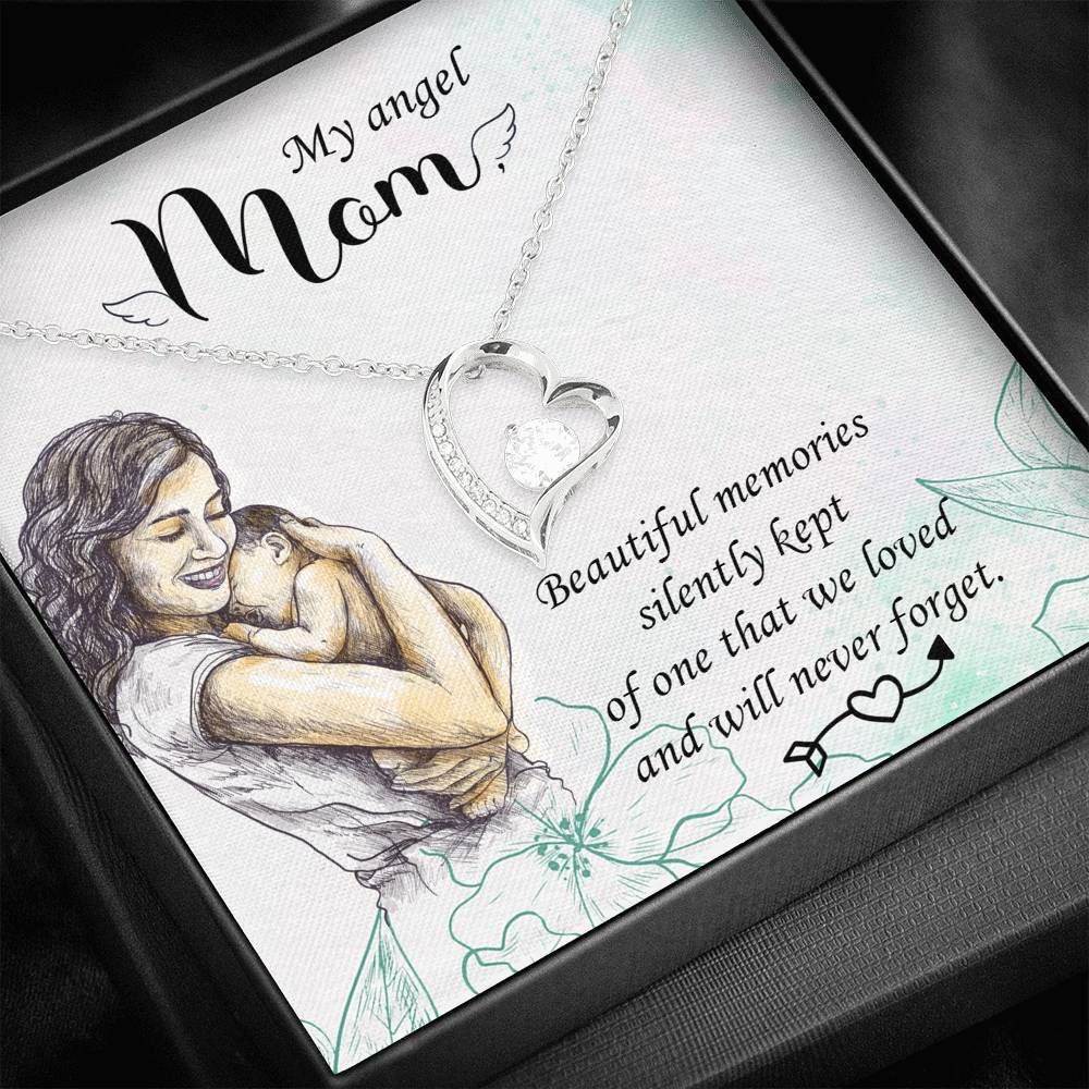 Gift For Mom Forever Love Necklace Beautiful Memories Will Never Forget