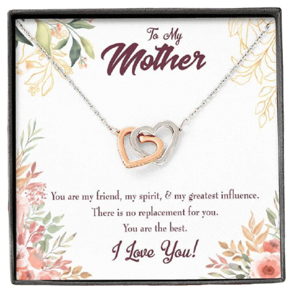 You Are My Spirit Gift For Mom Interlocking Hearts Necklace