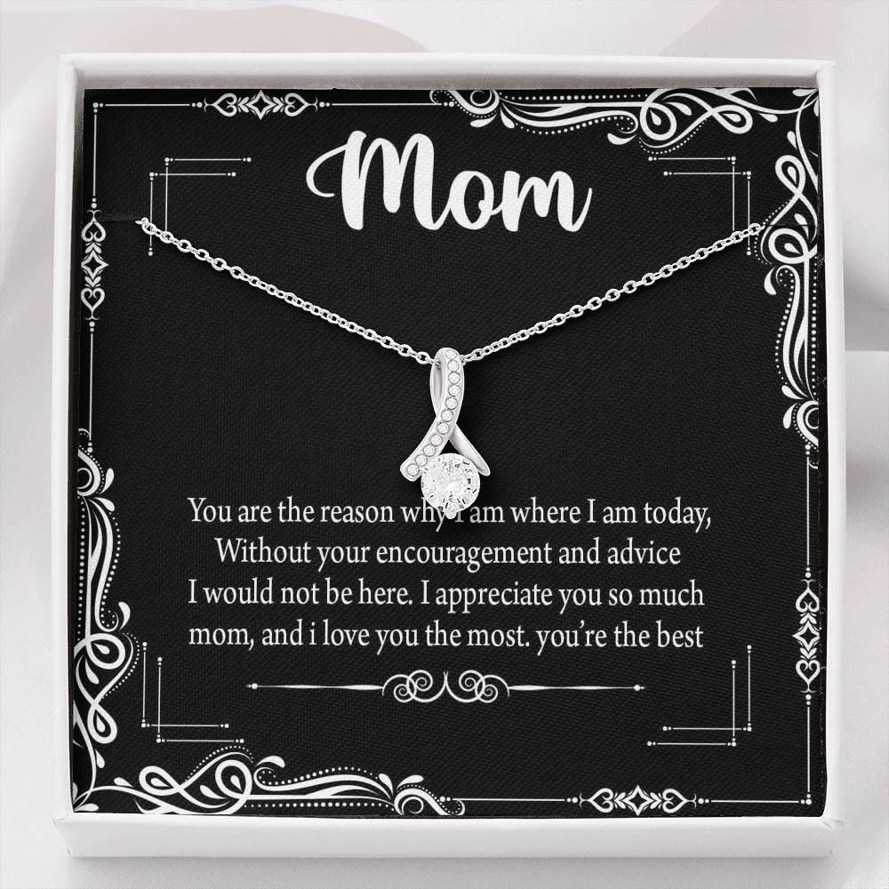 Alluring Beauty Necklace Daughter Gift For Mom I Appreciate You So Much