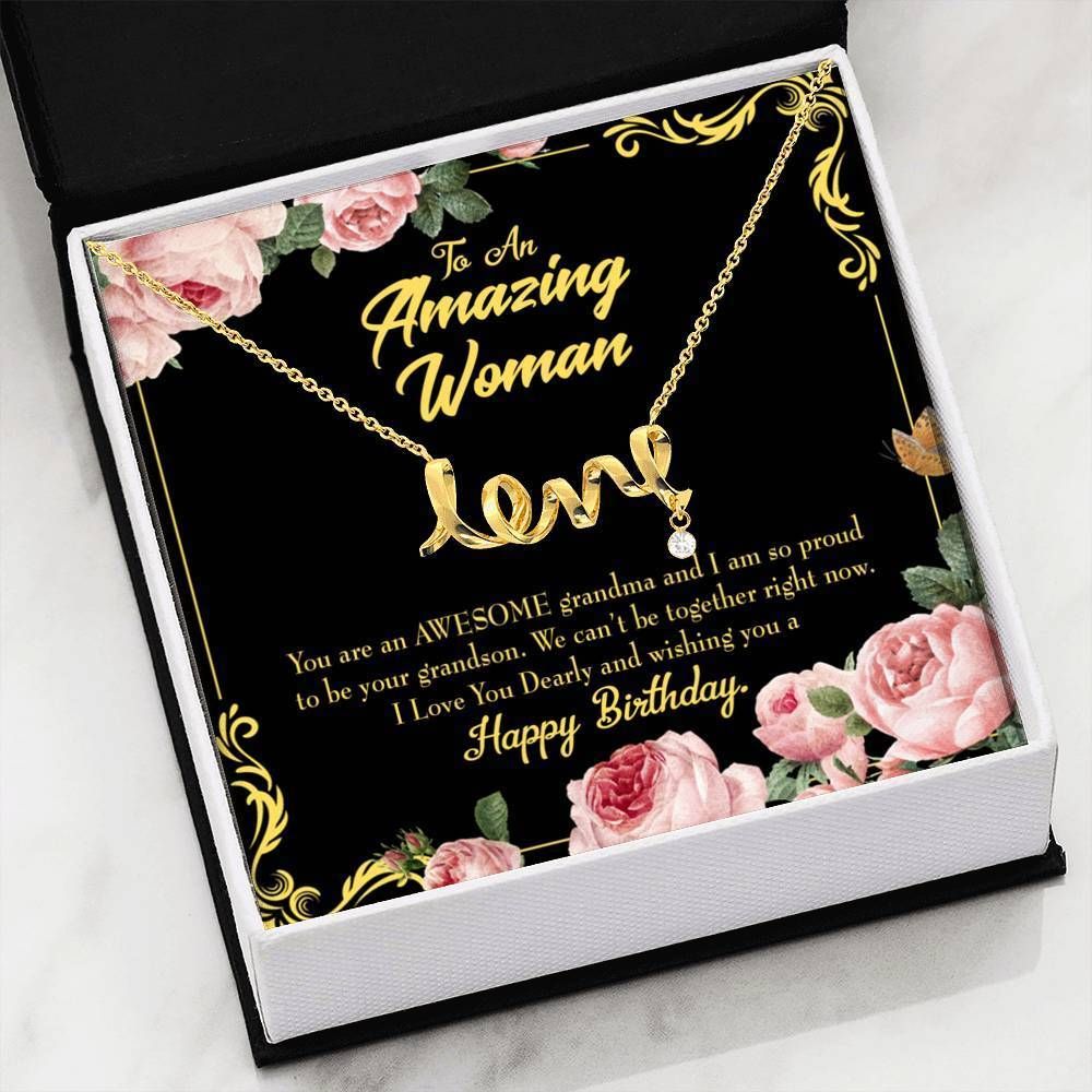 I Love You Dearly Gift For Mom Scripted Love Necklace