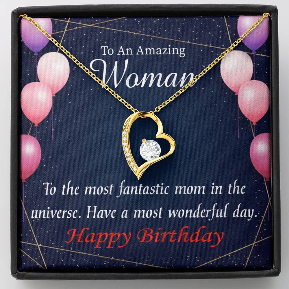 Have A Most Wonderful Day Forever Love Necklace Gift For Mom