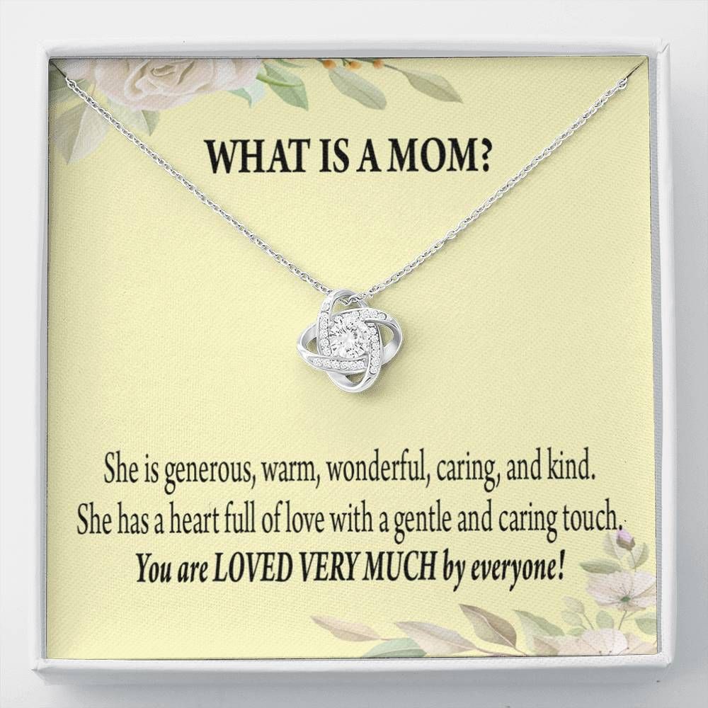 Gift For Mom You Are Loved Very Much By Everyone Love Knot Necklace
