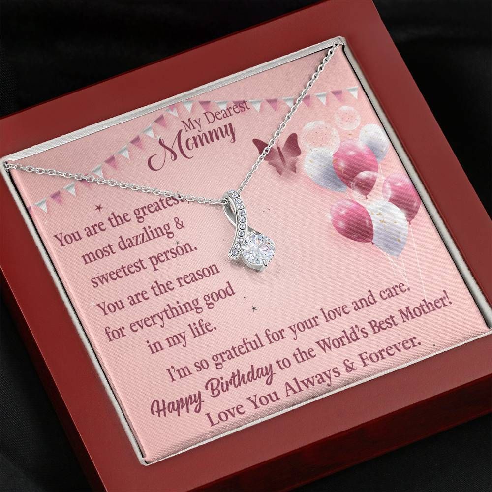 Love You Always And Forever Balloons To Mommy Alluring Beauty Necklace