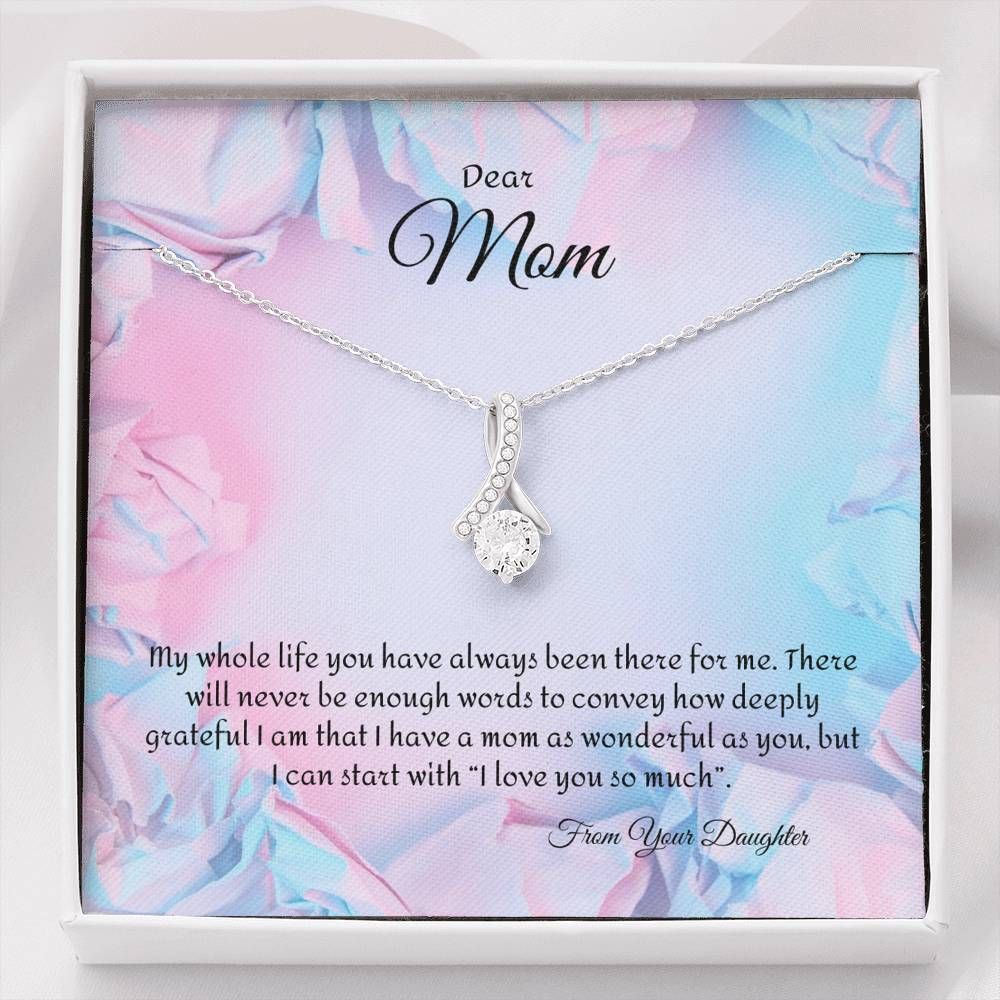 I Love You So Much Alluring Beauty Necklace For Mom