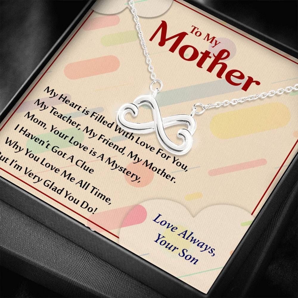 Your Love Is A Mystery Infinity Heart Necklace For Mom
