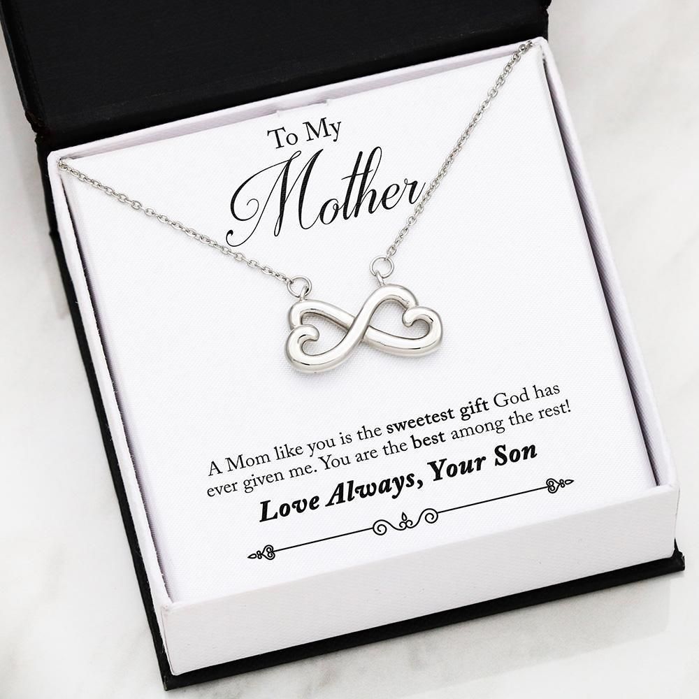 You're The Best Among The Rest Infinity Heart Necklace For Mom