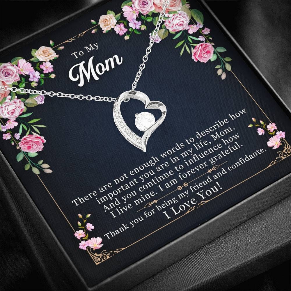 I Am Forever Grateful Forever Love Necklace For Mom