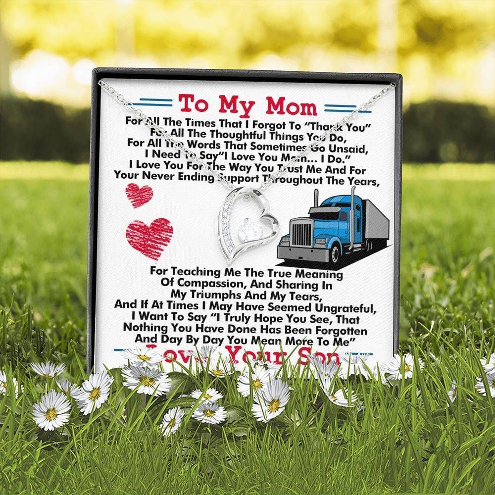 I Truly Hope You See Forever Love Necklace For Mom