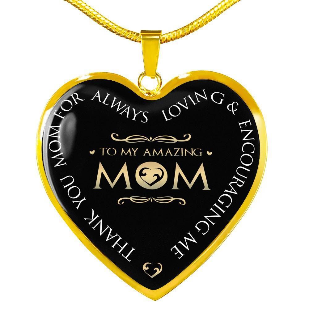 Meaning Gift For Mom Heart Pendant Necklace