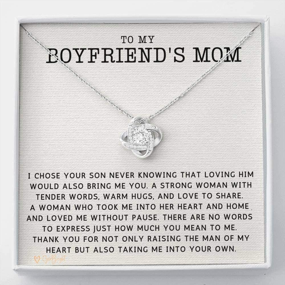 Mother-in-law Necklace, Gift To My Boyfriend's Mom Necklace, Gift For Future Mother-in-law