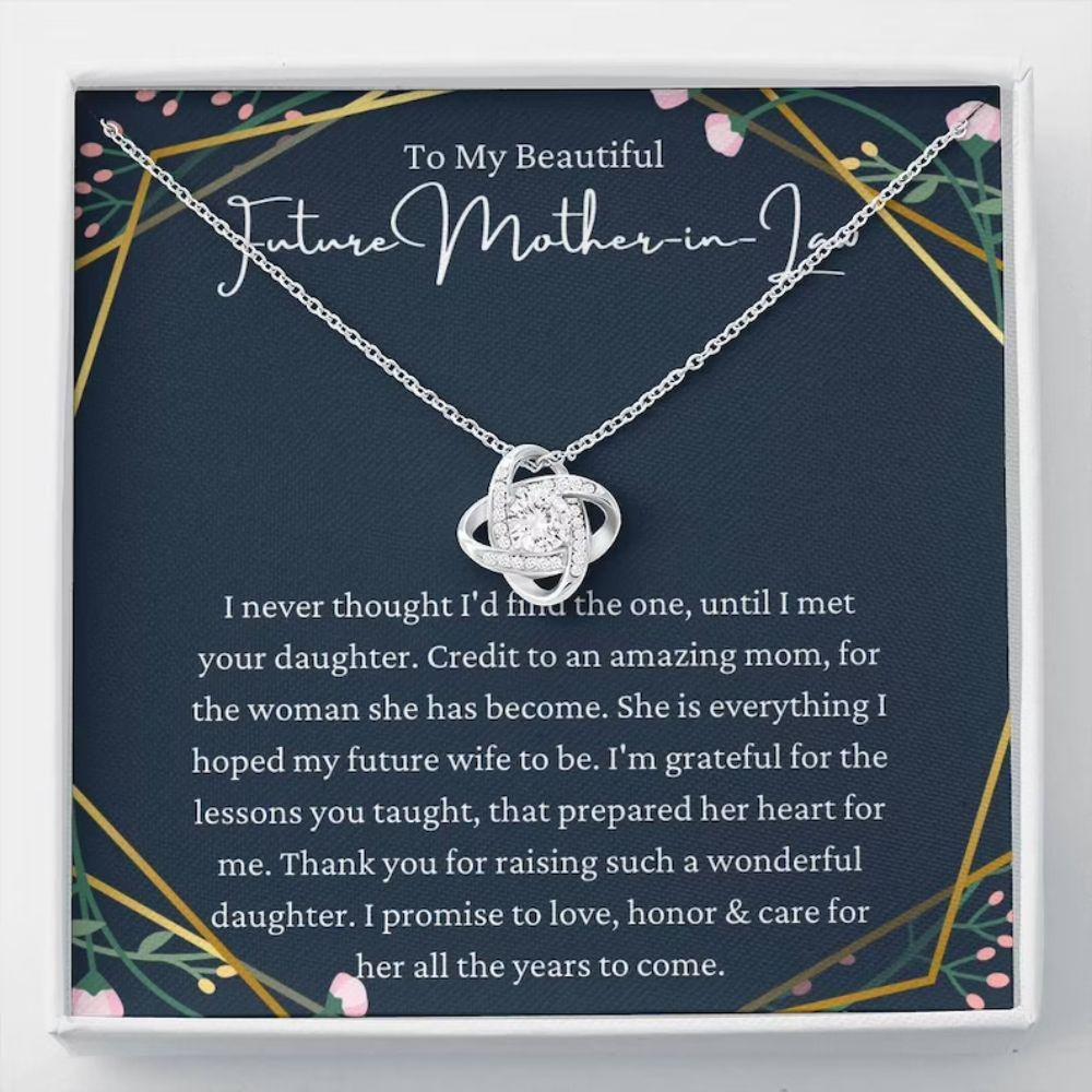 Mother-in-law Necklace, Necklace Gift For Future Mother-In-Law From Future Son-In-Law, To My Future Mother-In-Law