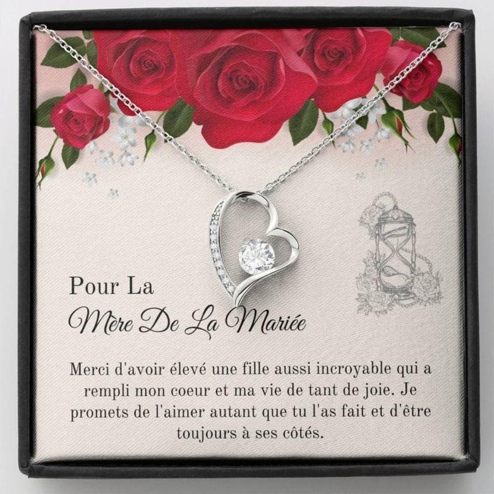 Mother-in-law Necklace, Mere De La Mariee Gift - French Future Mother In Law Wedding Gift Necklace - Future Belle-Mere - Keepsake From Groom