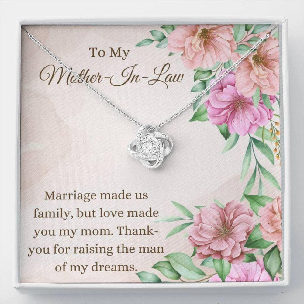 Mother-in-law Necklace, Mother In Law Gift - Sentimental Necklaces - Husband Mom Necklace Gift