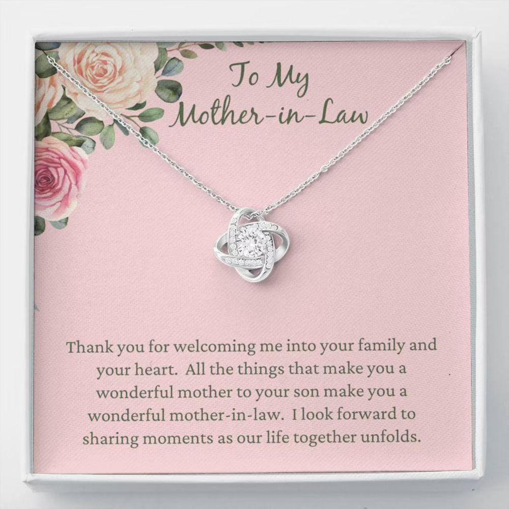 Mother-in-law Necklace, Mother Of Groom Necklace Gift From Bride, Gift For Bonus Mom, Mother In Law
