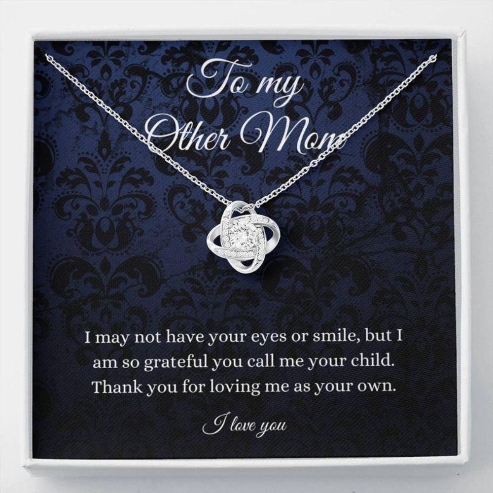Stepmom Necklace, To My Other Mom Necklace, Mothers Day Gift For Stepmom, Bonus Mom, Second Mom, Wedding