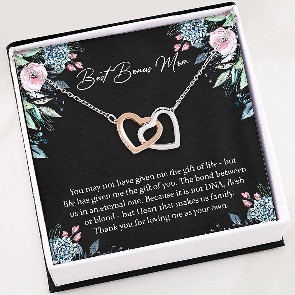 Mom Necklace, Stepmom Necklace, Necklace For Women Girl - Bonus Mom Gift For Step Mom - Mother Day Necklace