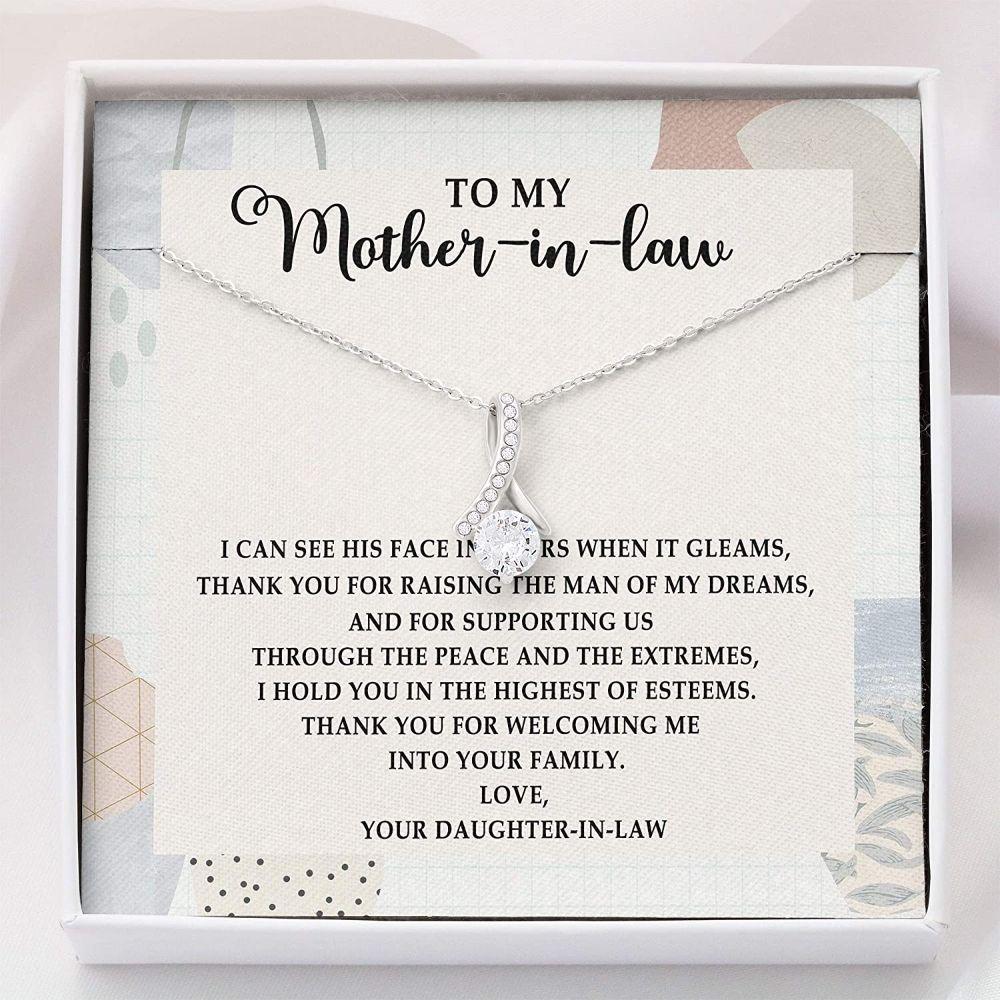 Mother-in-law Necklace, To My Mother-in-Law Necklace Gifts