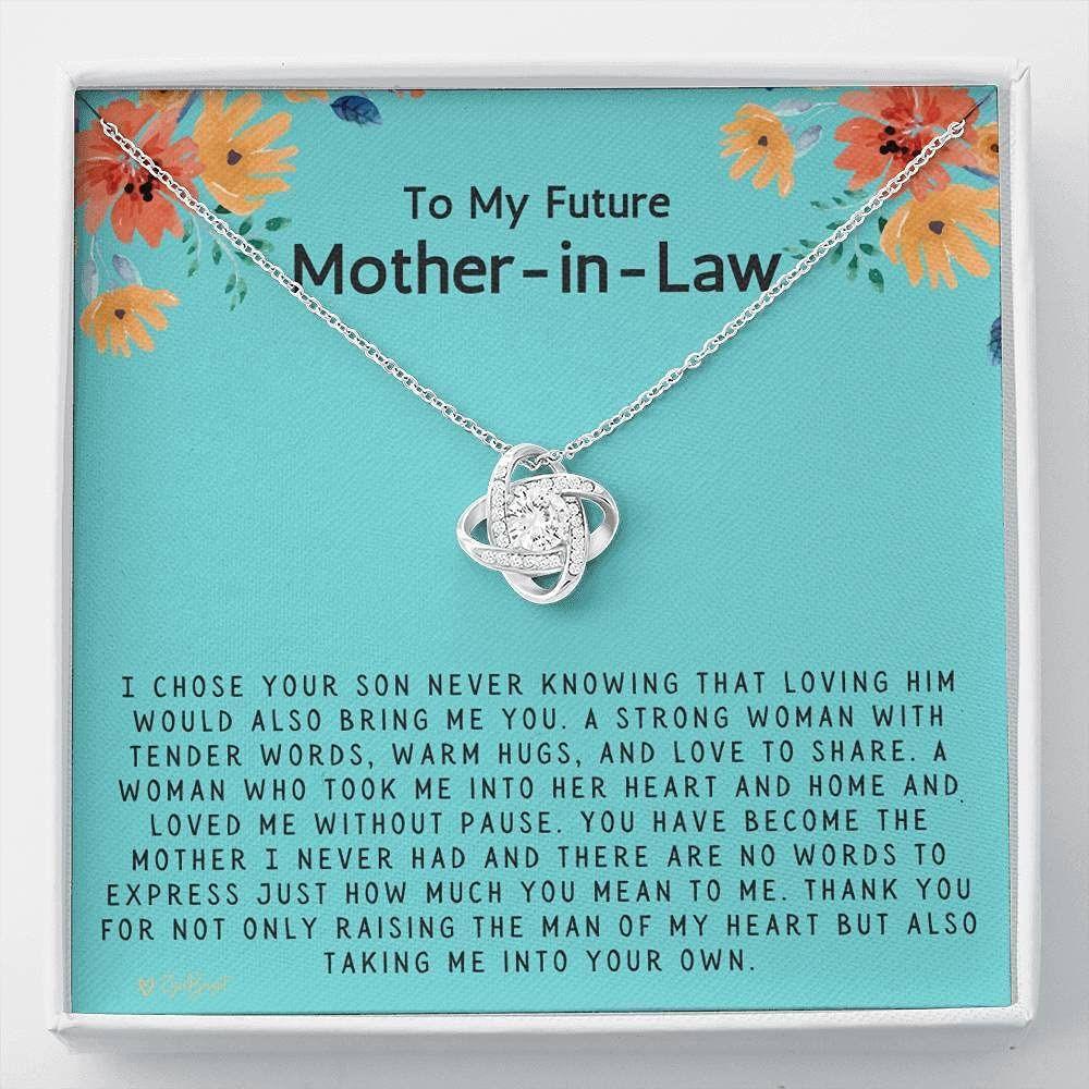 Mother-in-law Necklace, Future Mother In Law Necklace Gift From Bride On Wedding, Mother's Day