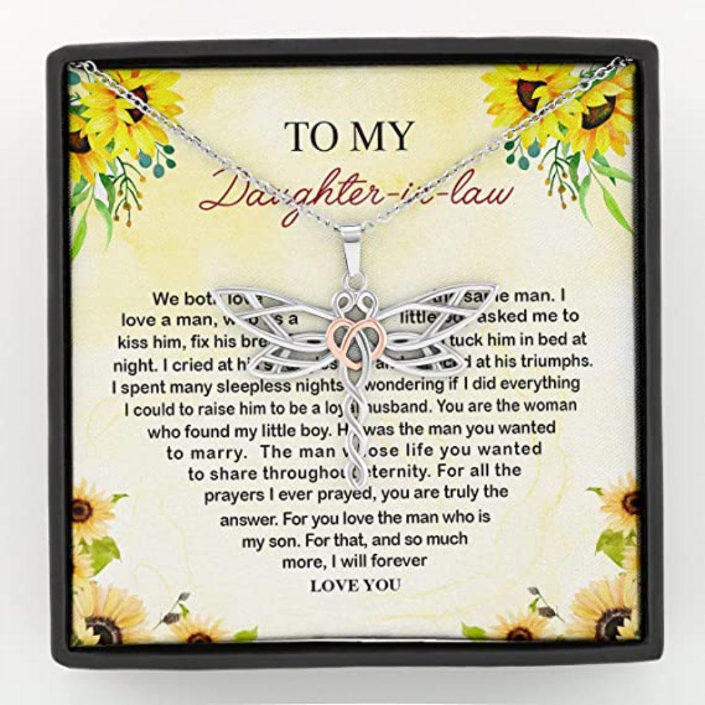 Mother-in-law Necklace, Mother Daughter In Law Necklace, Truly Answer Love Son Little Boy Loyal