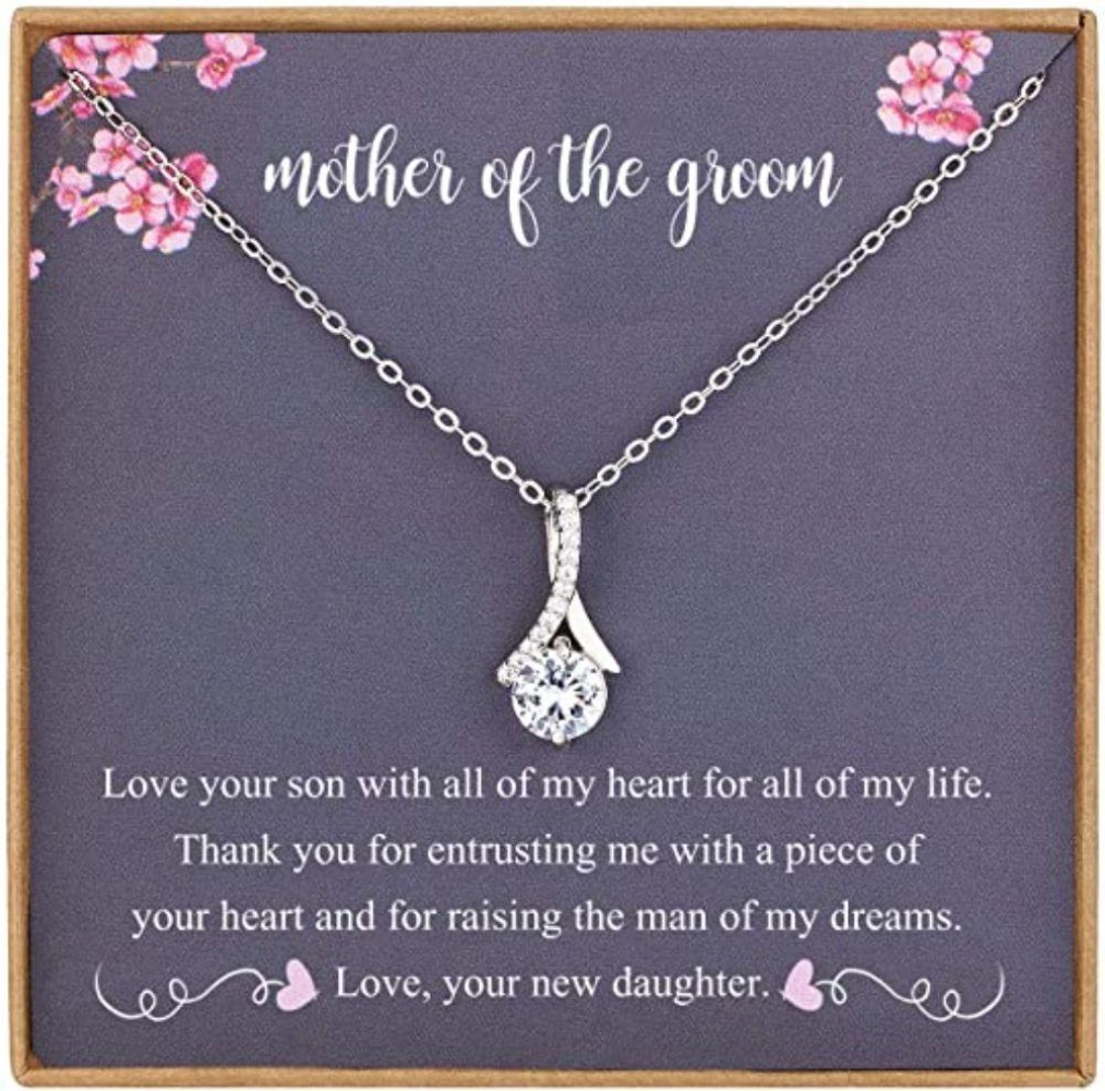 Mother-in-law Necklace, Mother Of The Groom Necklace Gifts, Necklace For Mother In Law, Necklace Gift For Mom On Wedding Day
