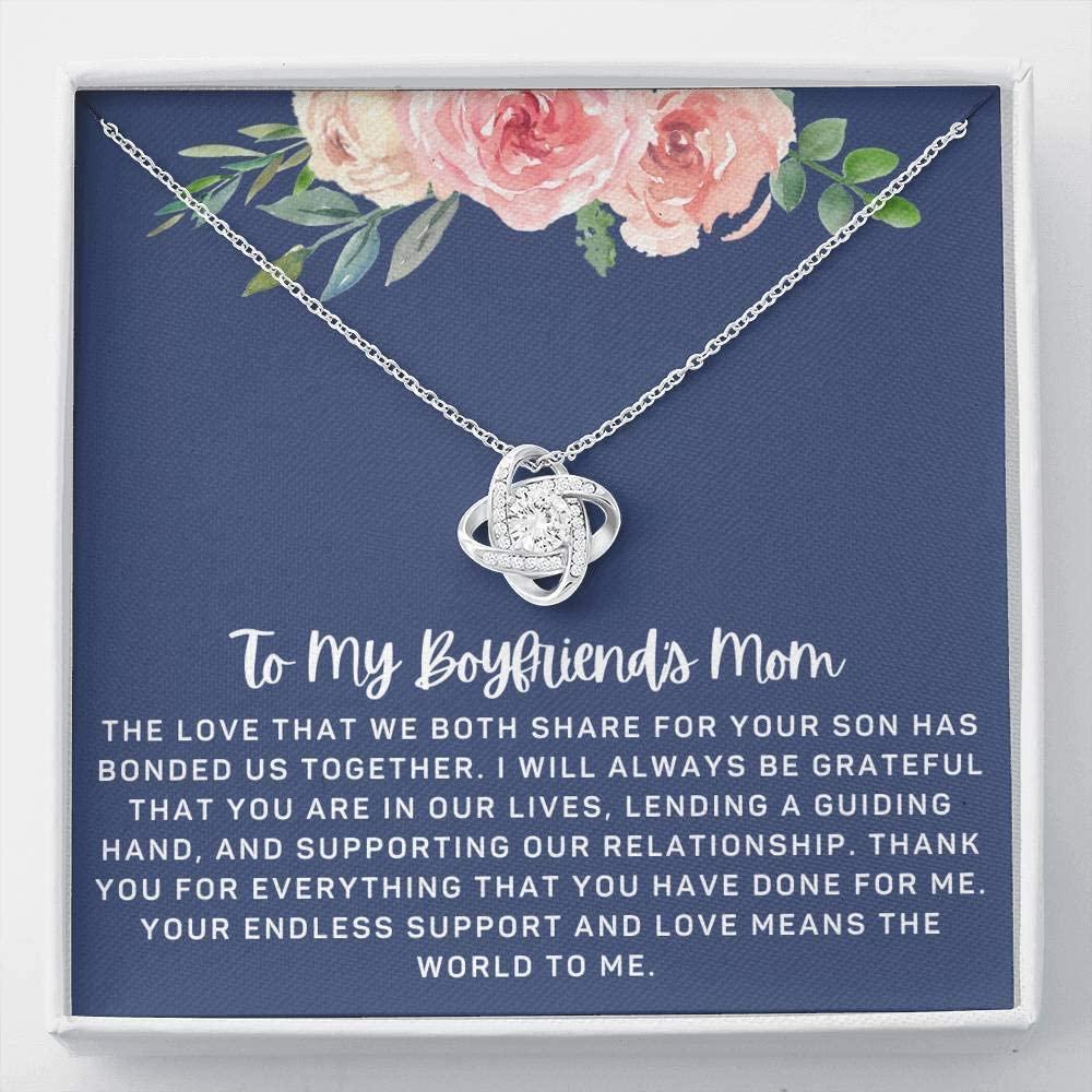Mother-in-law Necklace, Gift To My Boyfriend's Mom Necklace Gift For Boyfriend's Mom Birthday