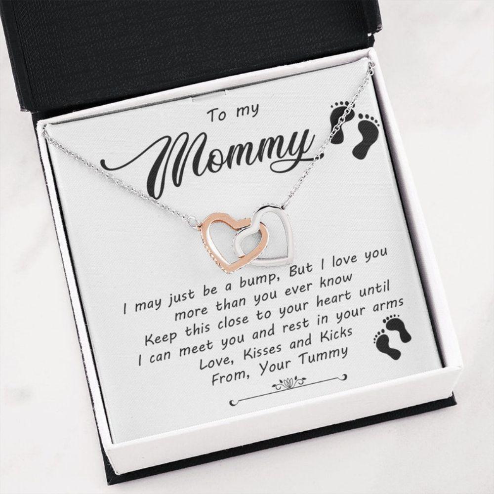 Mom Necklace, New Mom Necklace, Gift For New Mom Hospital, Pregnancy Gift For First Time Mom, Pregnant Wife, Expecting Wife Gift