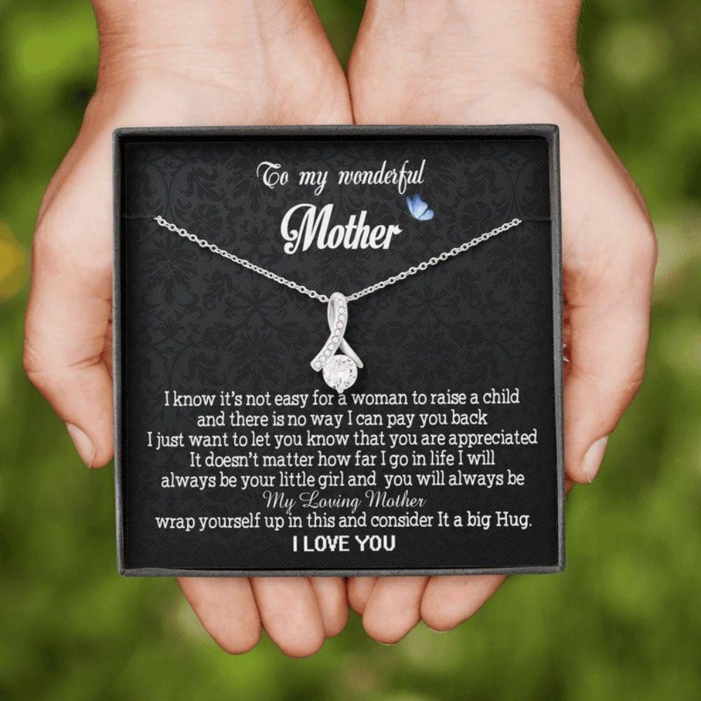 Mom Necklace, Daughter To Mom Necklace, Mothers Day Gift, Gift For Mother From Daughter, Mother And Daughter Necklace