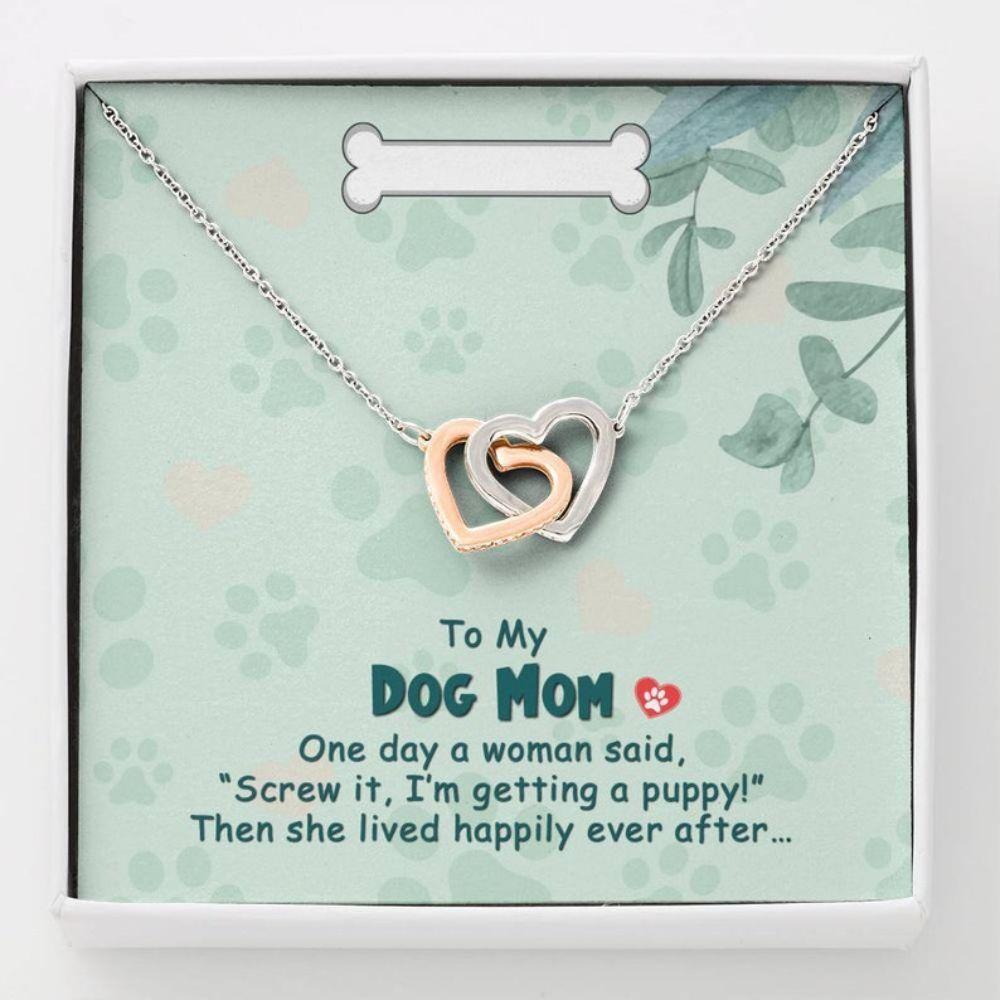 Mom Necklace, Best Dog Mama - Dog Parent Gift - Dog Lover Gift - Dog Mom Necklace - Funny Dog Mom Gift - Sweet Pet Parent