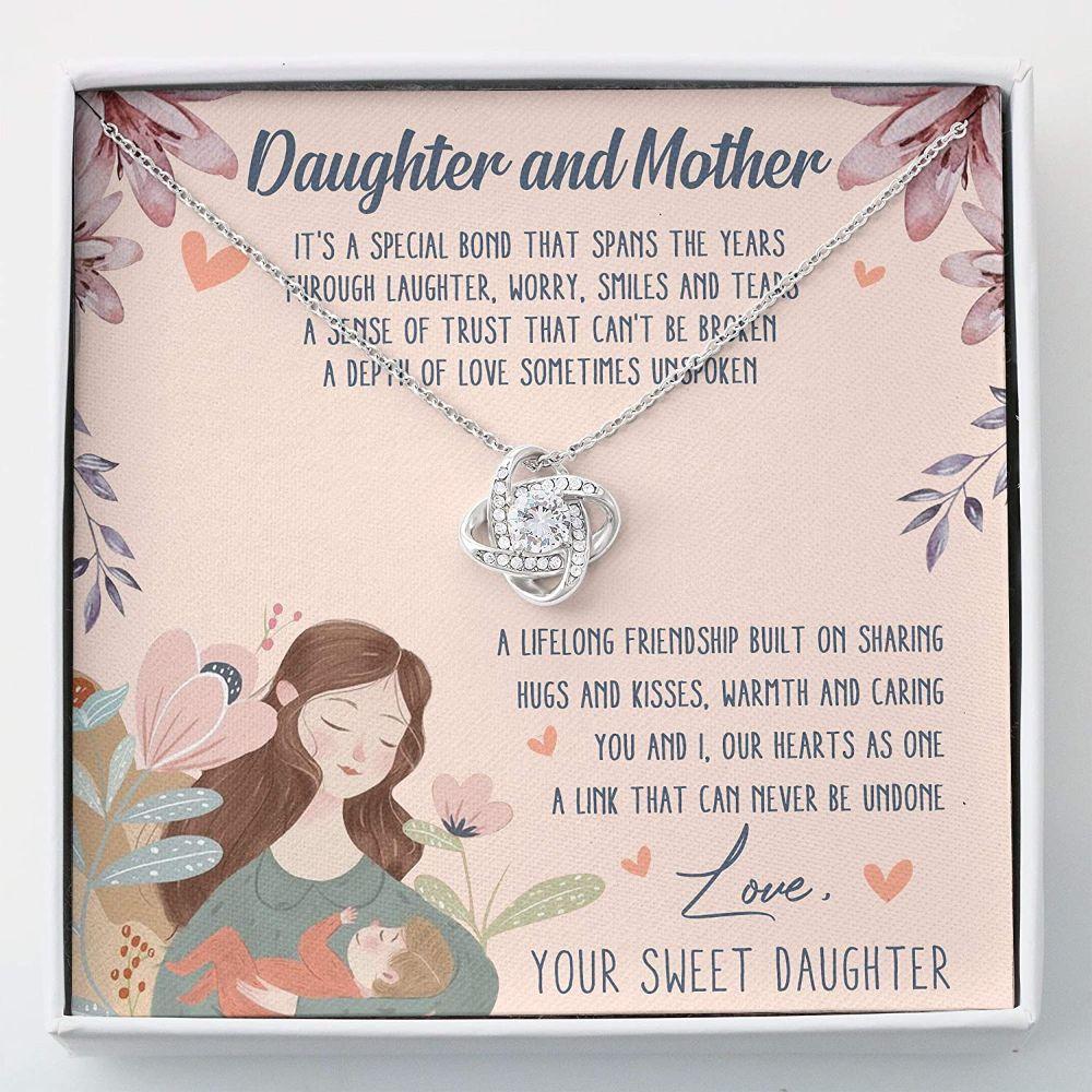 Mom Necklace, Daughter Necklace, Mother & Daughter Necklace - Necklace With Gift Box