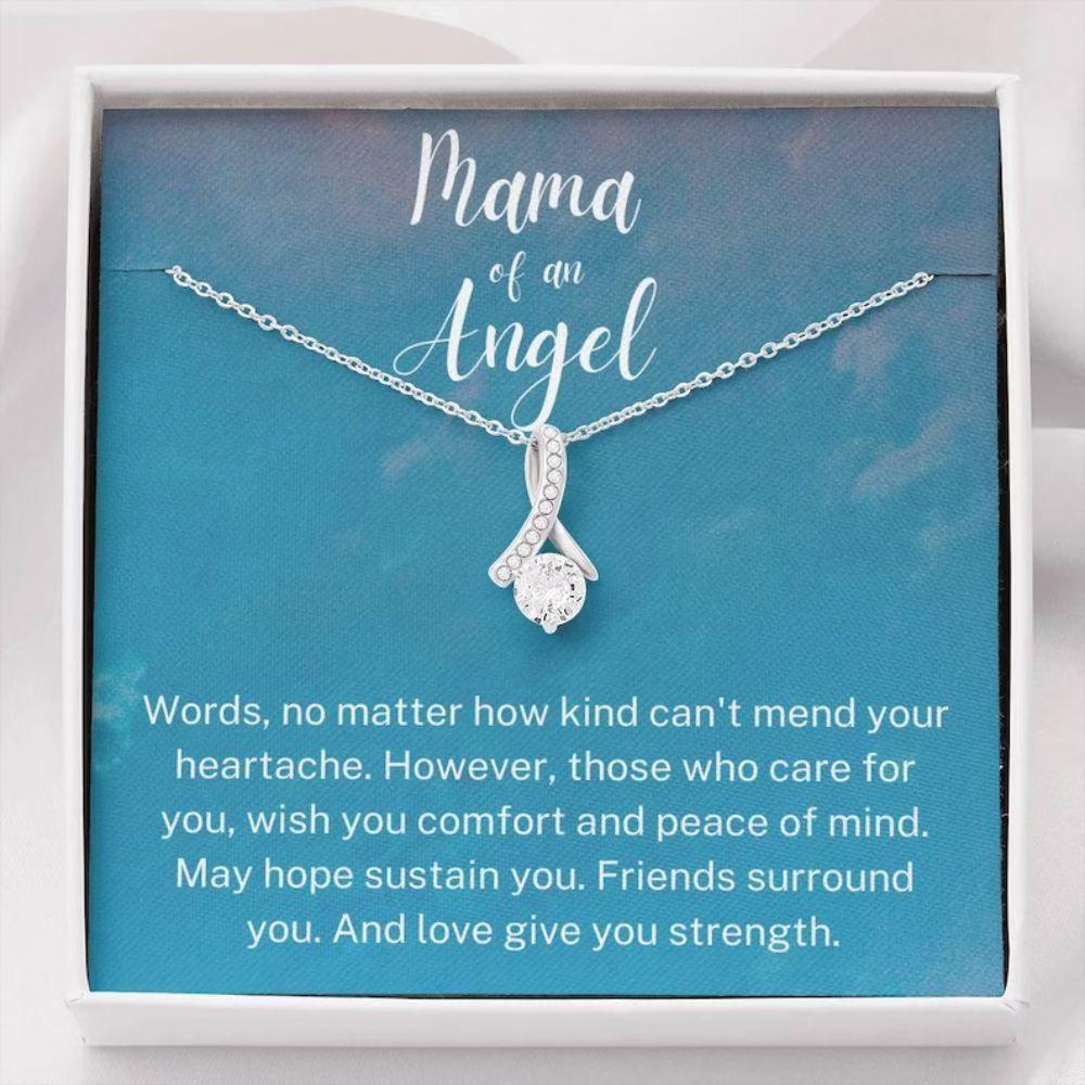 Mama Of An Angel Necklace, Child Loss Gift, Condolence Gift, Baby Loss Gift, Miscarriage Gift Necklace