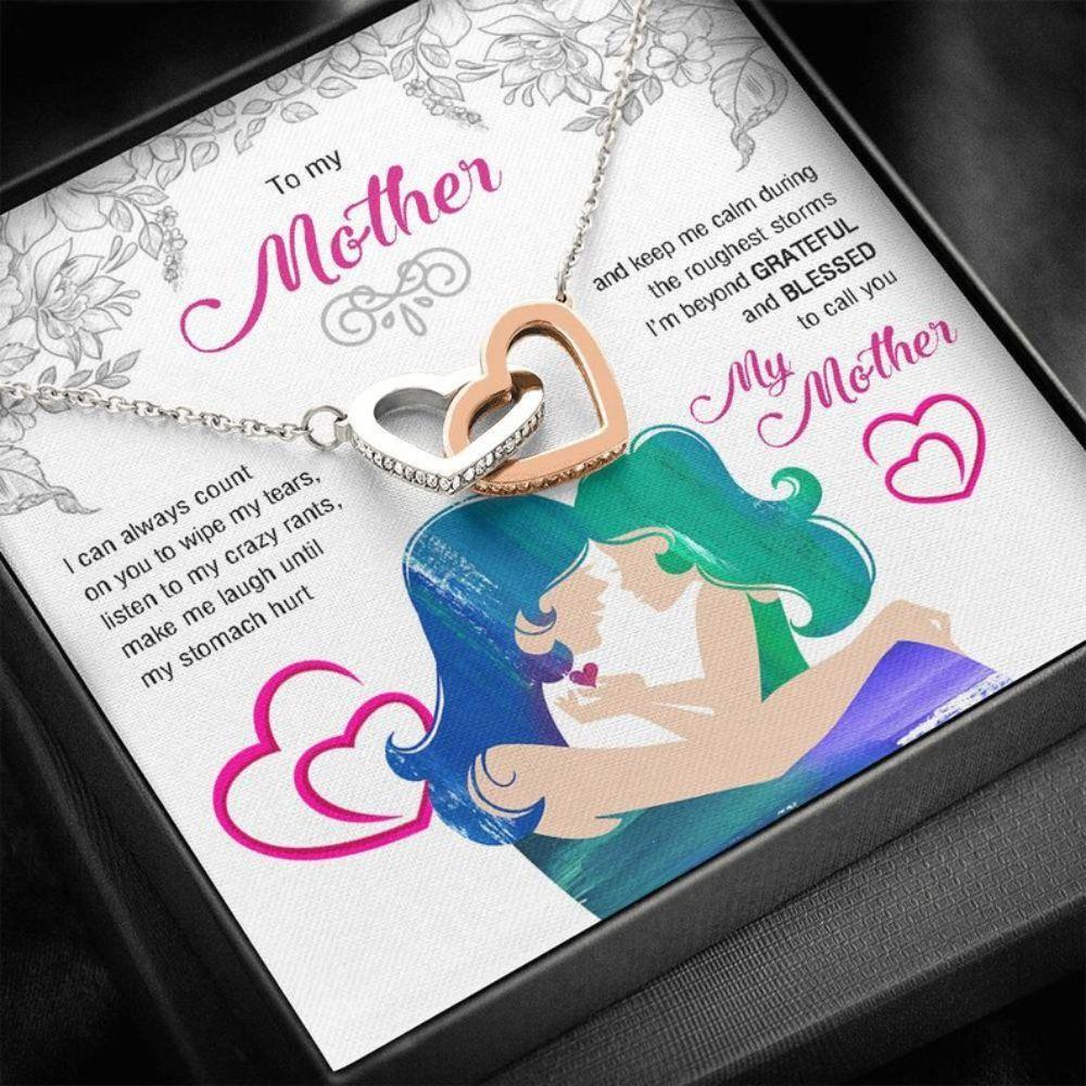 Mom Necklace, To My Mother Necklace, Gift For Mom Mother's Day Christmas