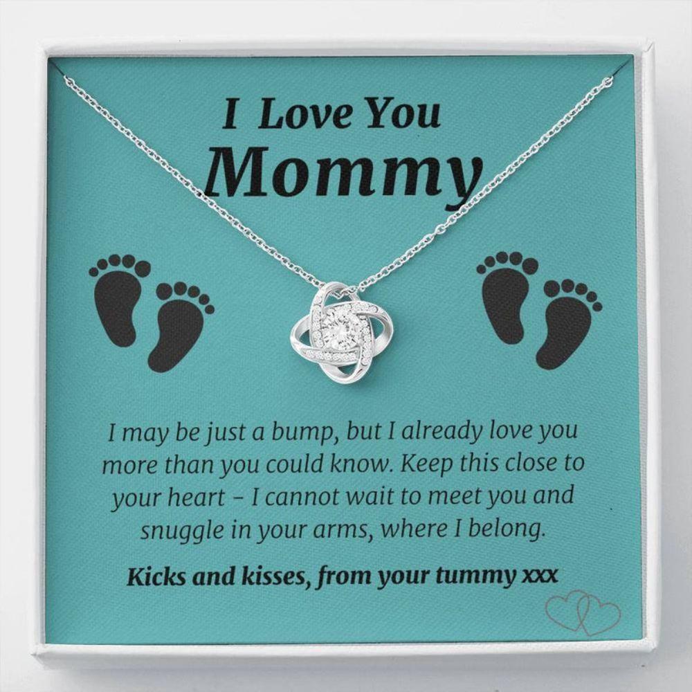 New Mom Pregnancy Necklace Gift, Baby Bump Gift, New Mom, First Time Mom, New Mommy