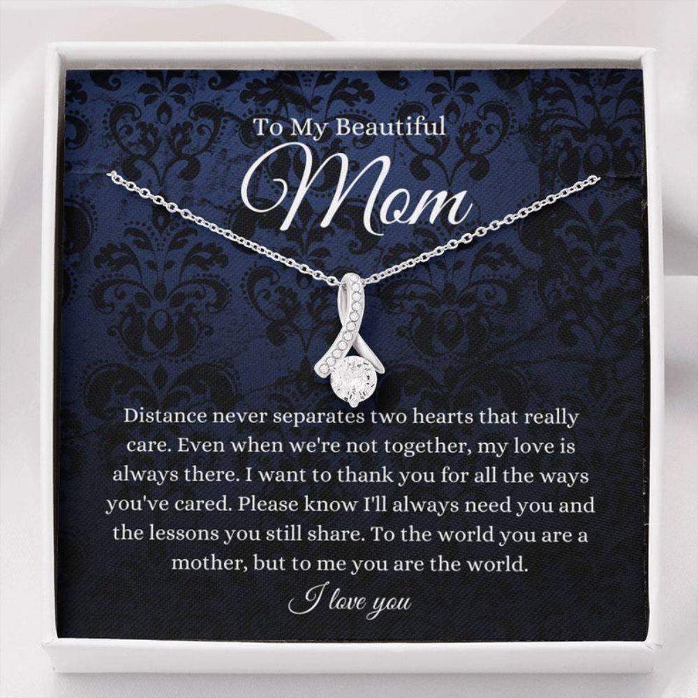 Mom Necklace, Mother Daughter Necklace, Mother's Day Gifts For Mom From Daughter Son