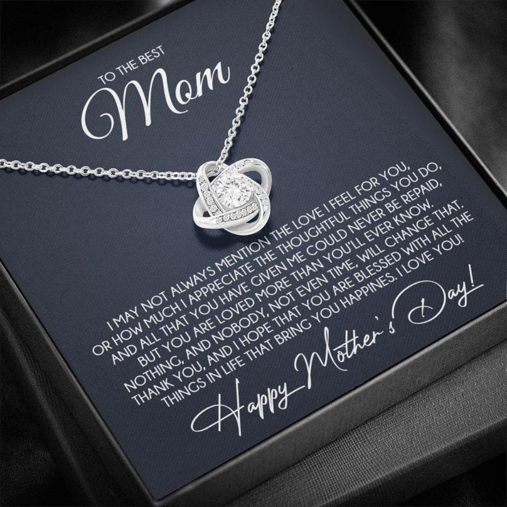 Mom Necklace, Stepmom Necklace, To My Mom Necklace, Mother's Day Gifts For Mom From Son Daughter