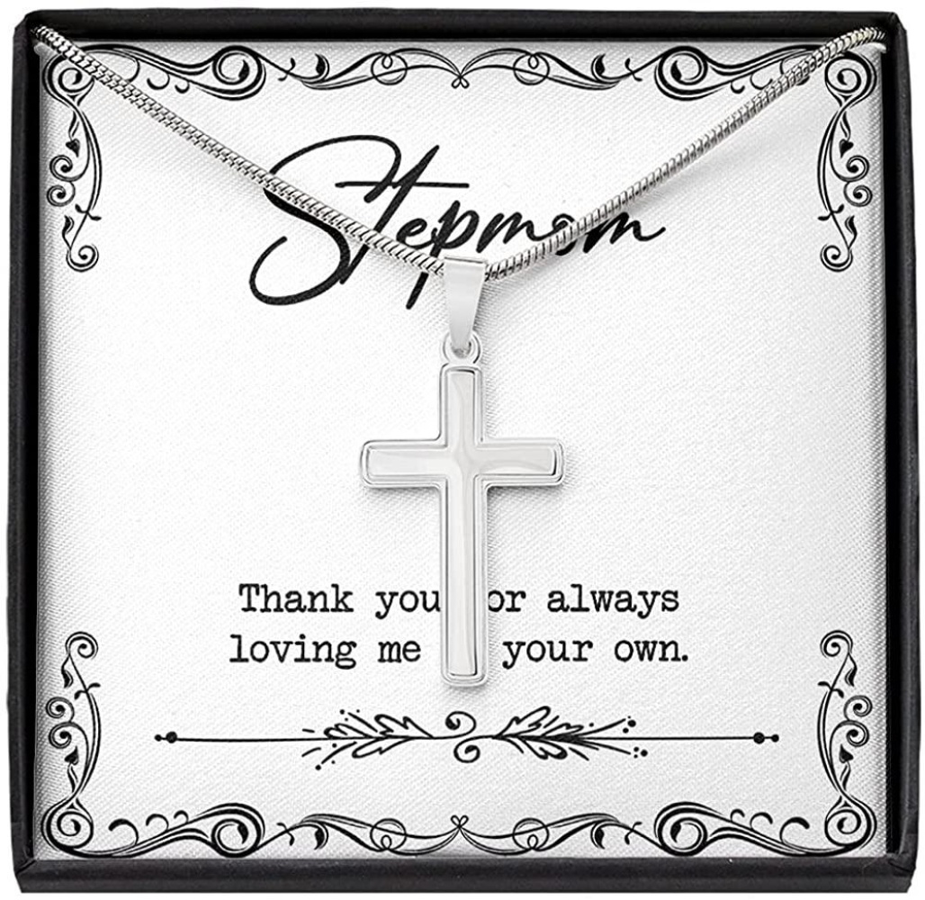 Mom Necklace, Bonus Mom Necklace, To My Stepmom Thank You Mom Necklace - Gift Mother Day Necklace
