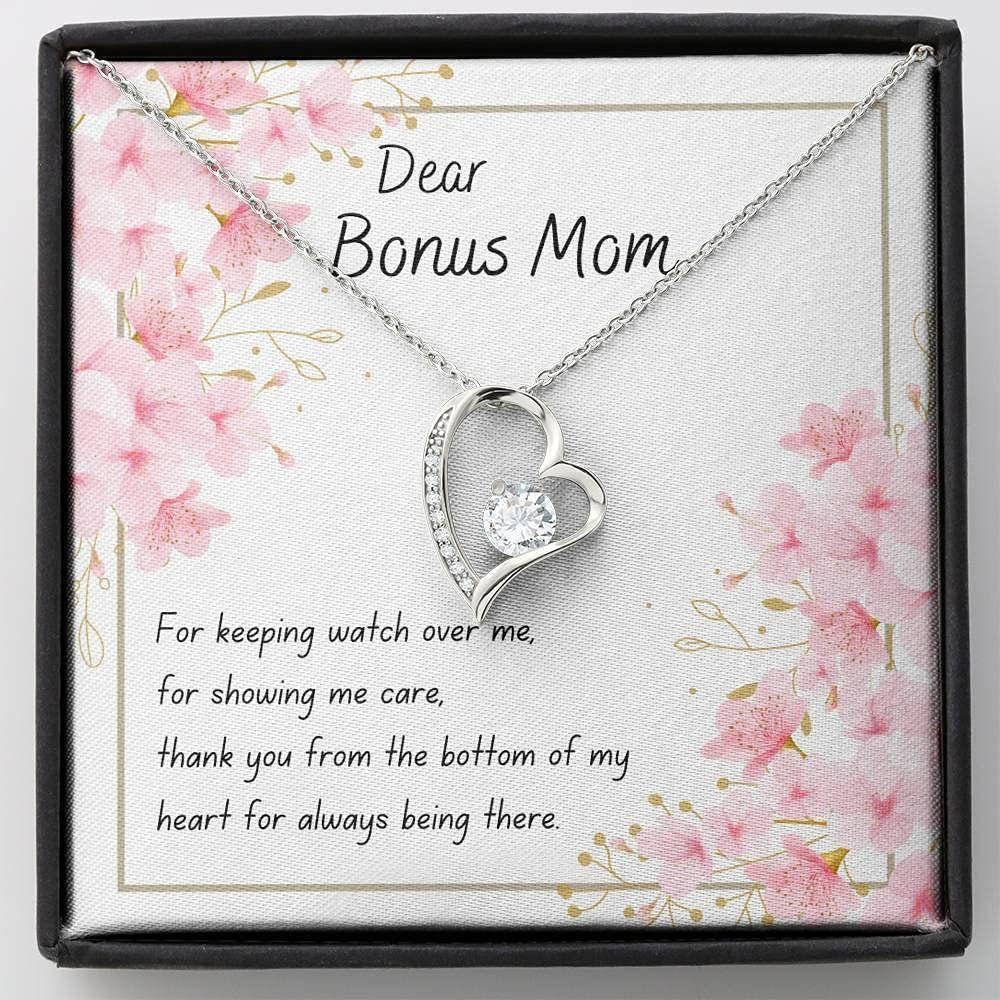 Mom Necklace, Stepmom Necklace, Bonus Mom Necklace Gift, Gift For Step Mom, Stepmother, Second Mom, Adoptive Mom