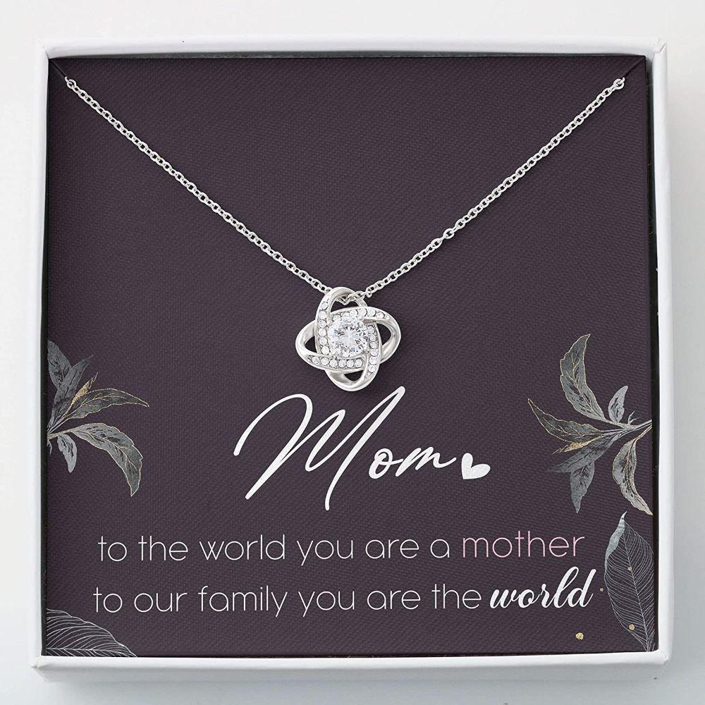 Mom Necklace, To My Mom Necklace Gift, You Are A Mother
