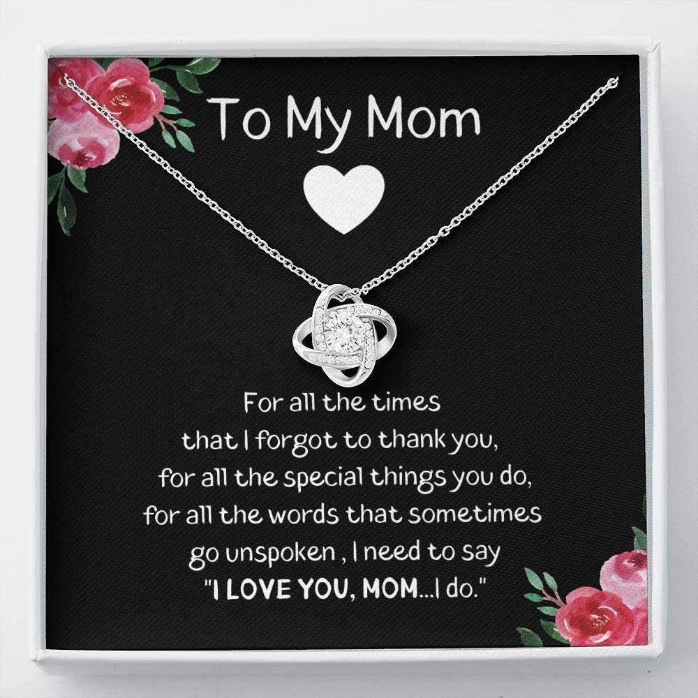 Mom Necklace, Stepmom Necklace, To My Mom Necklace Gift - Mother Daughter Necklace