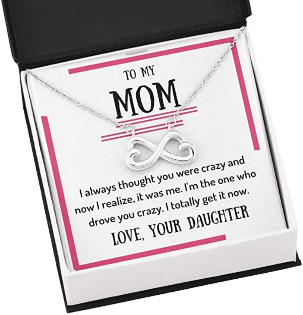 Mom Necklace, To my mom necklace gift - i always thought - necklace gift express your gratitude