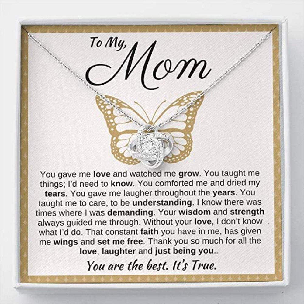Mom Necklace Gift - You�re The Best Necklace, Mom Gift From Daughter