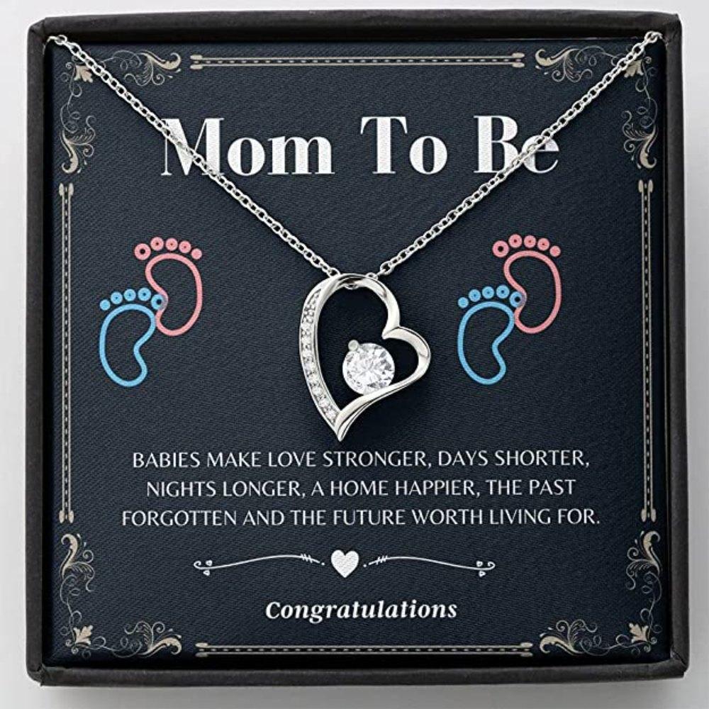 Mom Necklace, Mom To Be Necklace Gift - Expecting Mom Gift, Gift For New Mom, First Time Mom