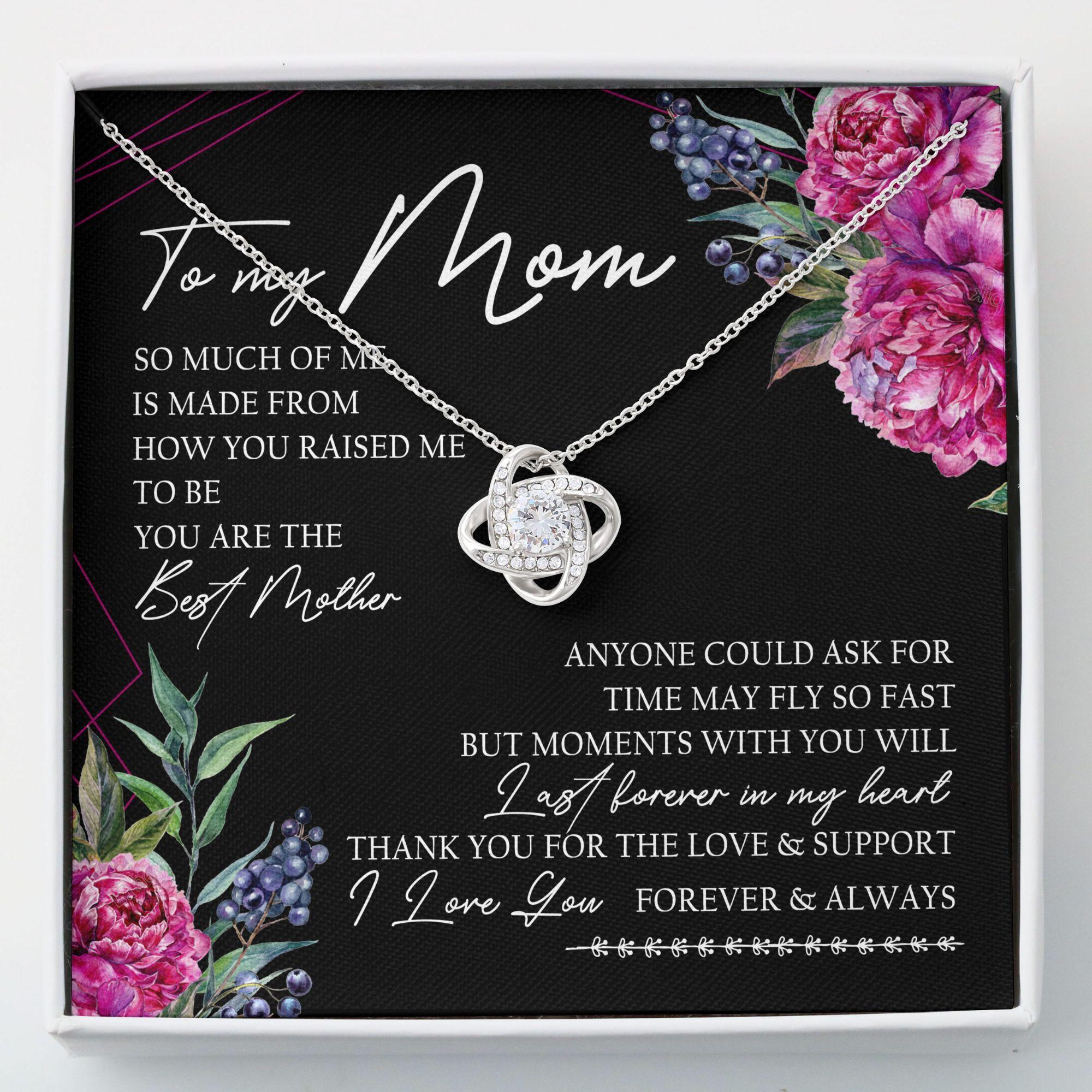 Mom Necklace, Love Knots - To My Mom Mother's Day Necklace Gifts