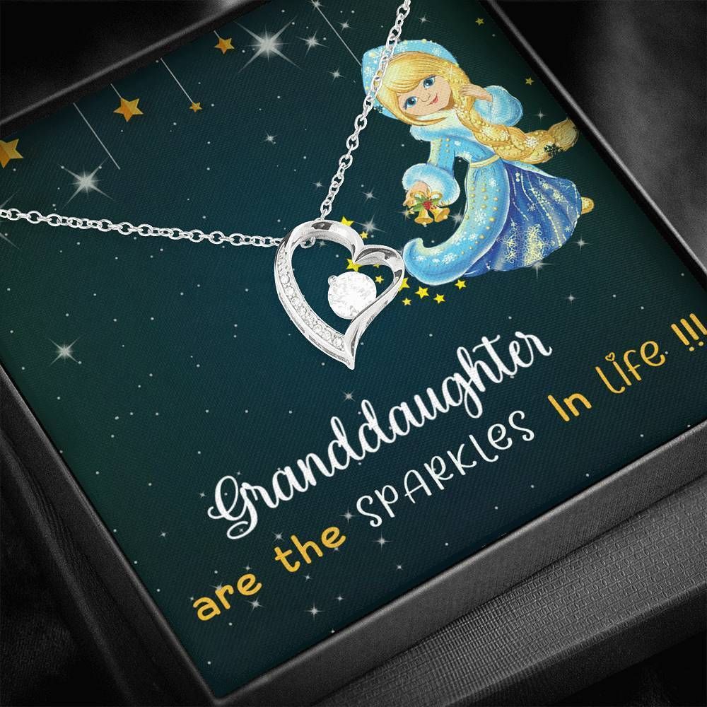 Granddaughter Are The Sparkles In Life Forever Love Necklace For Granddaughter