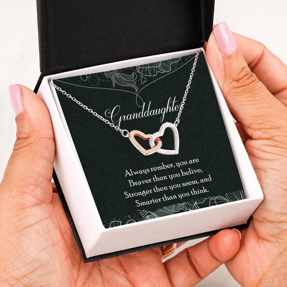 Always Remember You Granddaughter Necklace